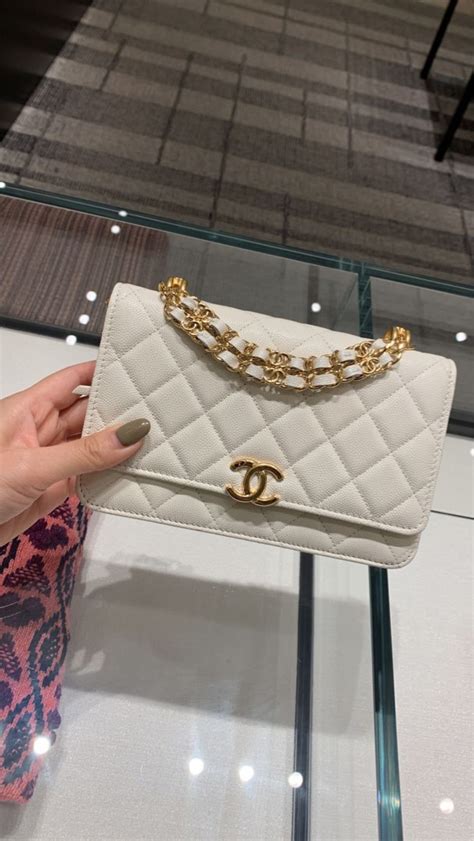 chanel woc white|chanel woc price.